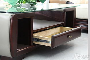 双叶家具实木皮艺茶几产品介绍