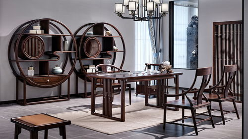 东方先生茶室 ds09 童话森林乌金木实木品牌家具产品